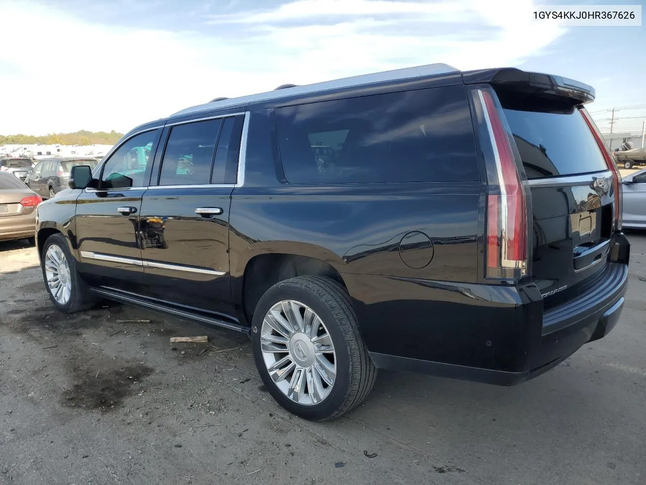 2017 Cadillac Escalade Esv Platinum VIN: 1GYS4KKJ0HR367626 Lot: 76490594