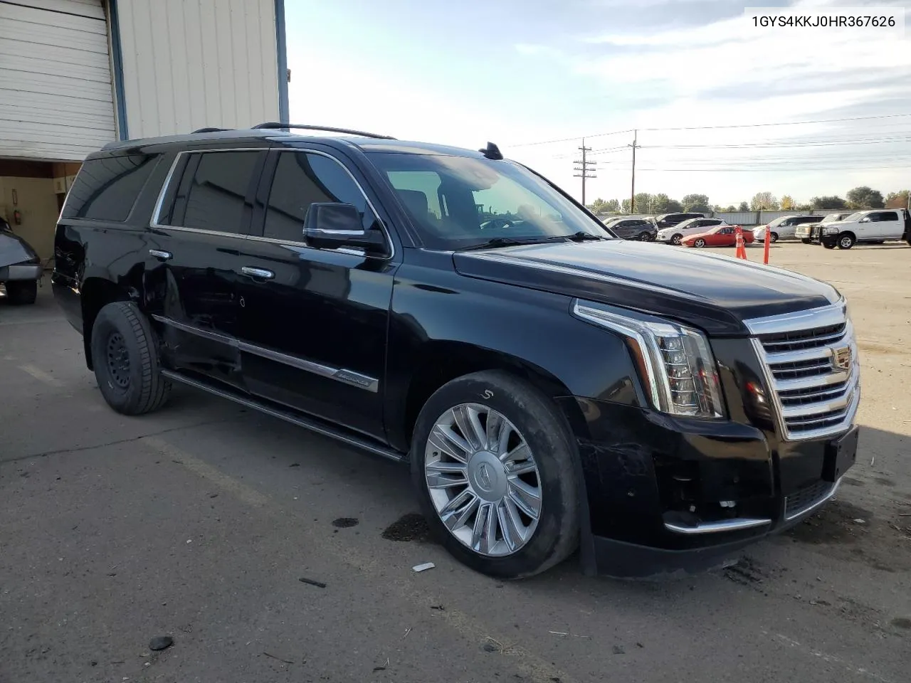 1GYS4KKJ0HR367626 2017 Cadillac Escalade Esv Platinum