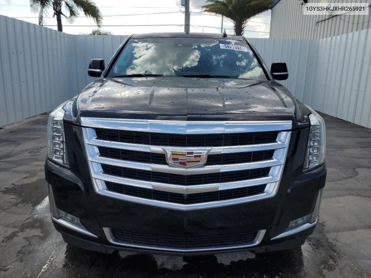 2017 Cadillac Escalade Esv Luxury VIN: 1GYS3HKJXHR265921 Lot: 77823594