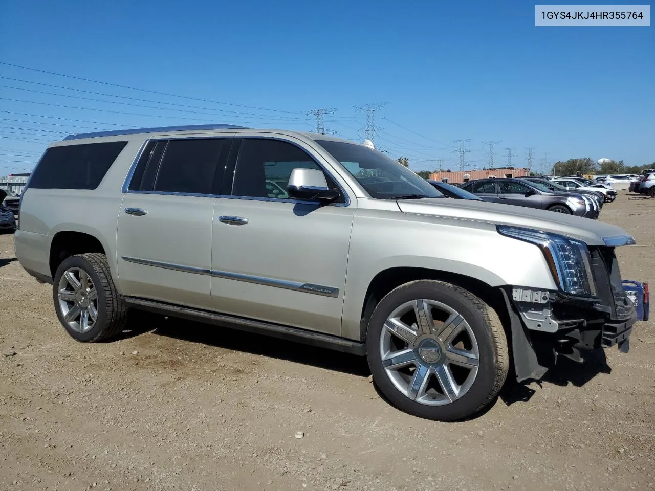 1GYS4JKJ4HR355764 2017 Cadillac Escalade Esv Premium Luxury