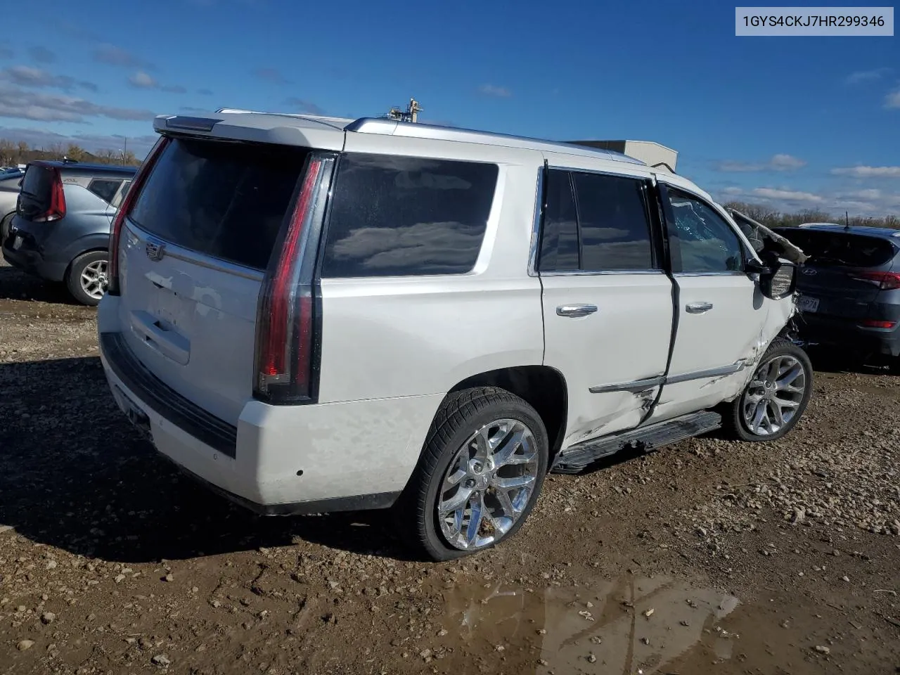 2017 Cadillac Escalade Premium Luxury VIN: 1GYS4CKJ7HR299346 Lot: 78586914