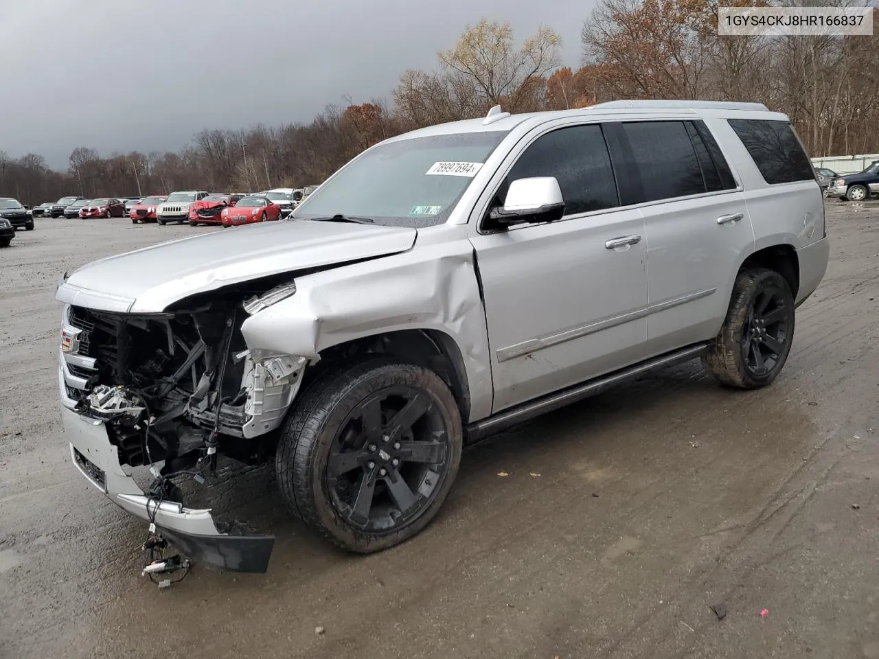 2017 Cadillac Escalade Premium Luxury VIN: 1GYS4CKJ8HR166837 Lot: 78997694