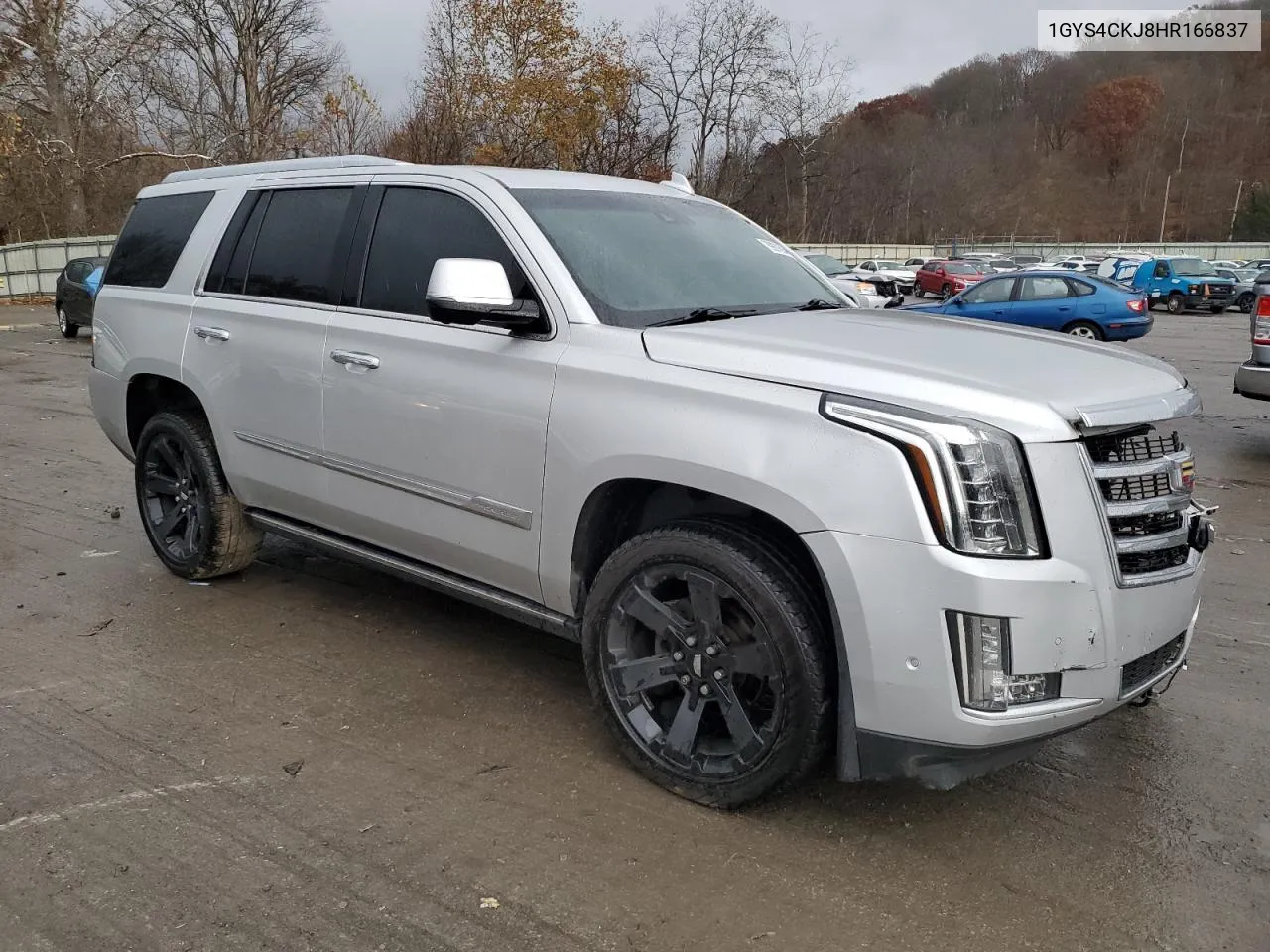 2017 Cadillac Escalade Premium Luxury VIN: 1GYS4CKJ8HR166837 Lot: 78997694