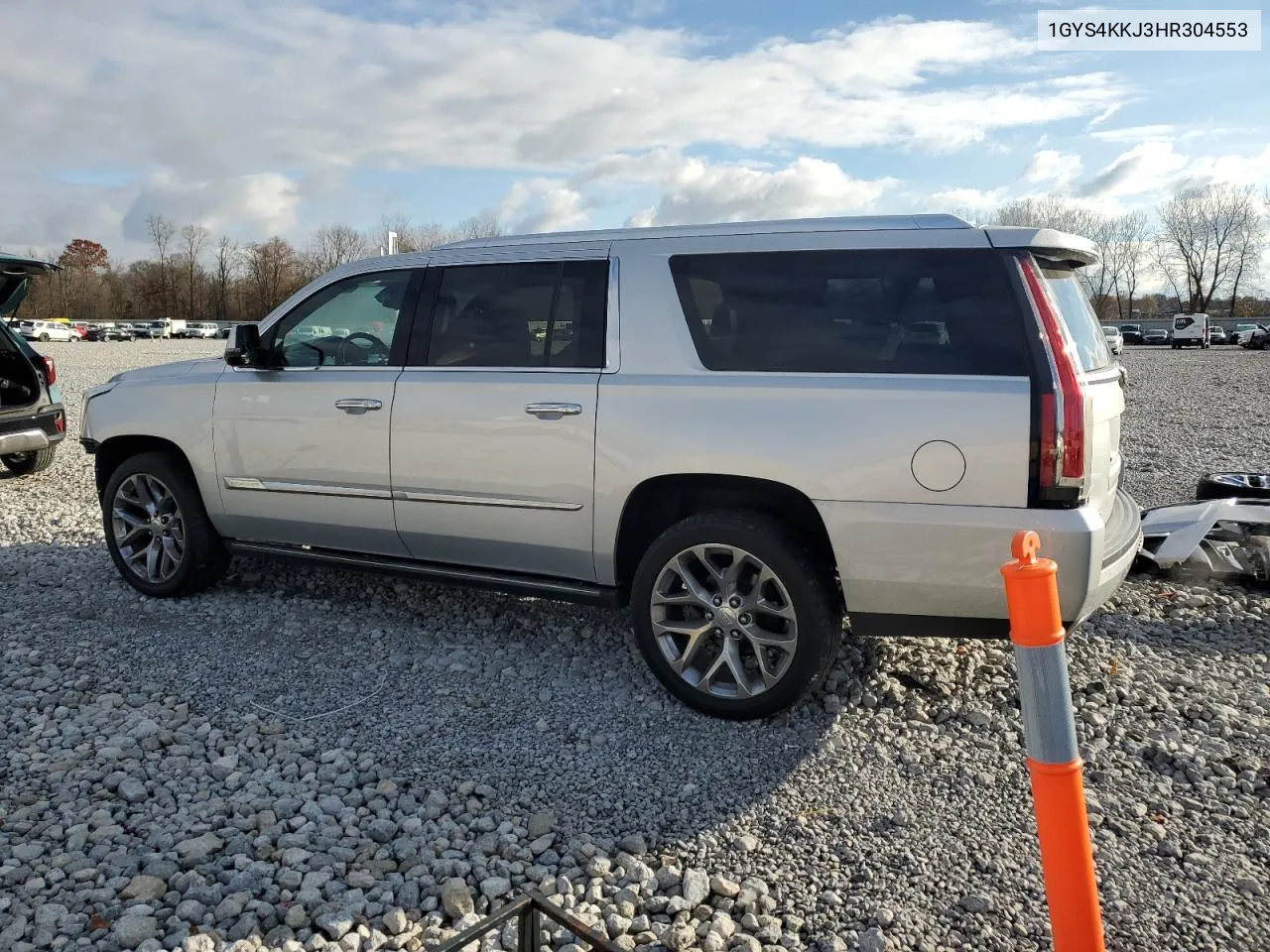 2017 Cadillac Escalade Esv Platinum VIN: 1GYS4KKJ3HR304553 Lot: 79202074