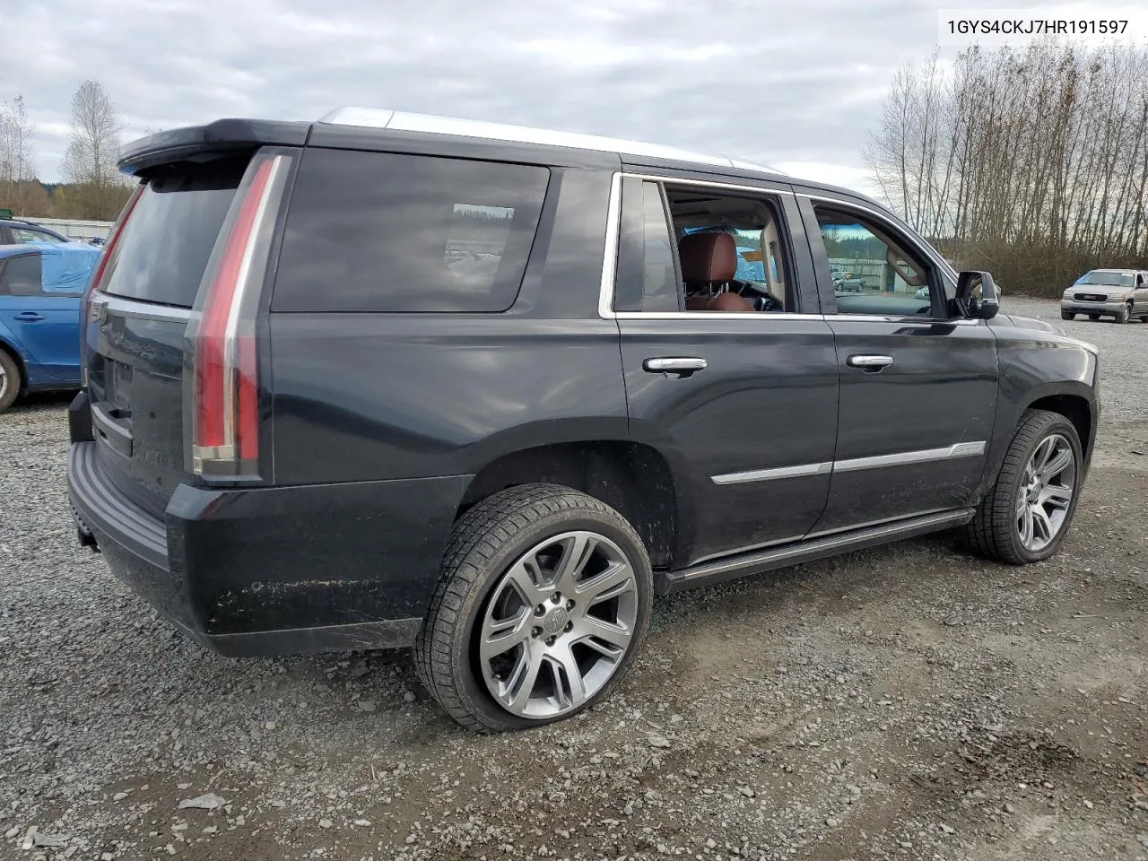 2017 Cadillac Escalade Premium Luxury VIN: 1GYS4CKJ7HR191597 Lot: 79727994