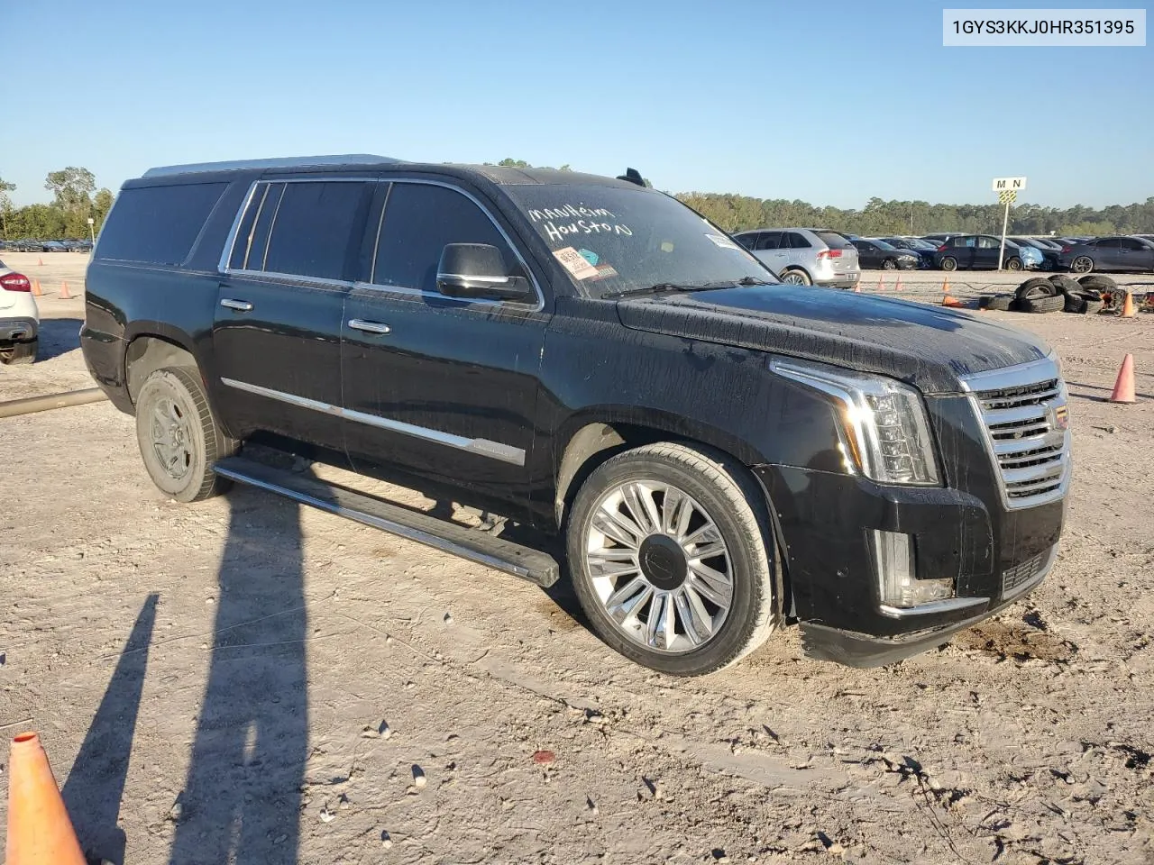 2017 Cadillac Escalade Esv Platinum VIN: 1GYS3KKJ0HR351395 Lot: 80328804