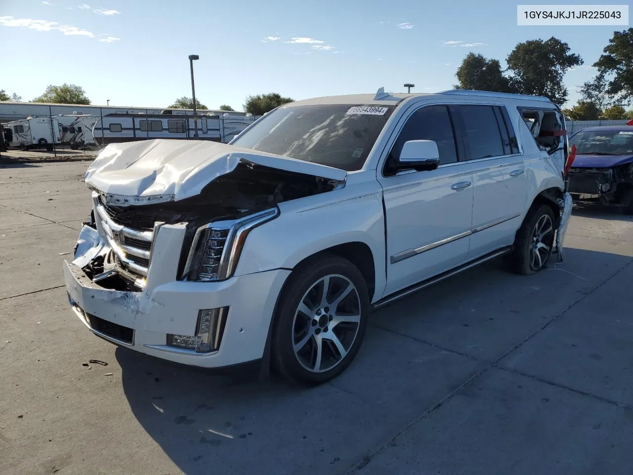 2018 Cadillac Escalade Esv Premium Luxury VIN: 1GYS4JKJ1JR225043 Lot: 66543994