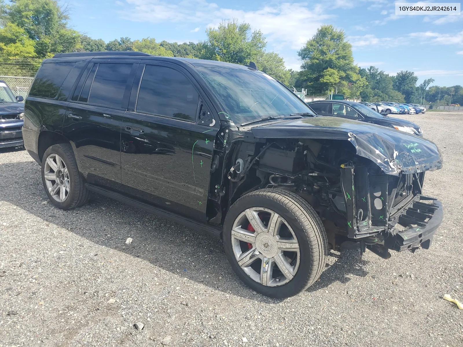 1GYS4DKJ2JR242614 2018 Cadillac Escalade Platinum