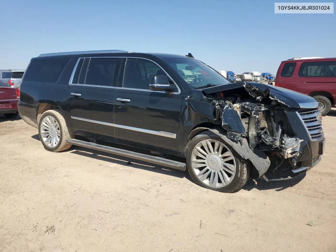 1GYS4KKJ8JR301024 2018 Cadillac Escalade Esv Platinum