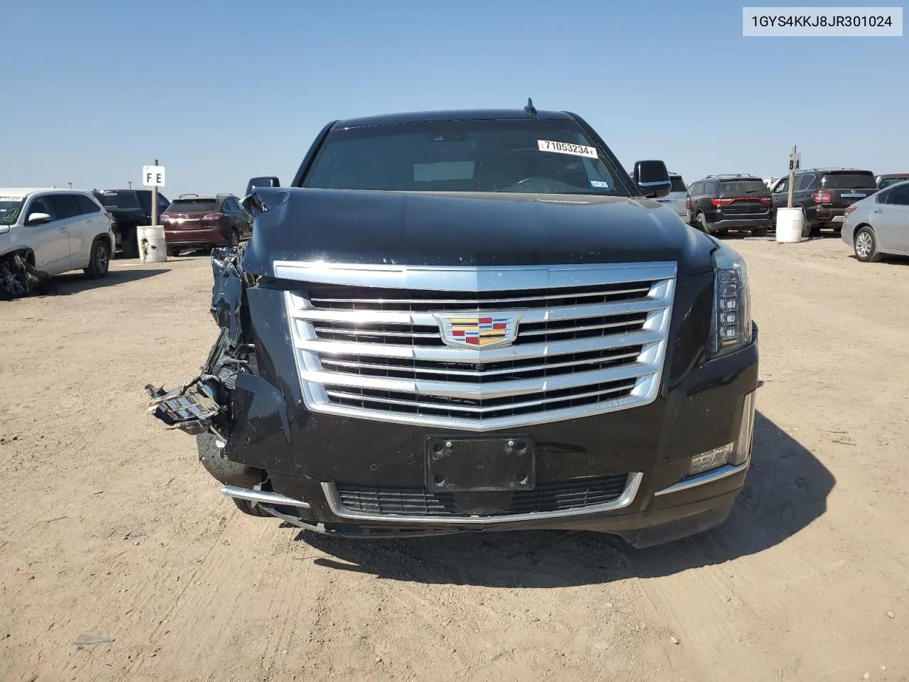 2018 Cadillac Escalade Esv Platinum VIN: 1GYS4KKJ8JR301024 Lot: 71053234