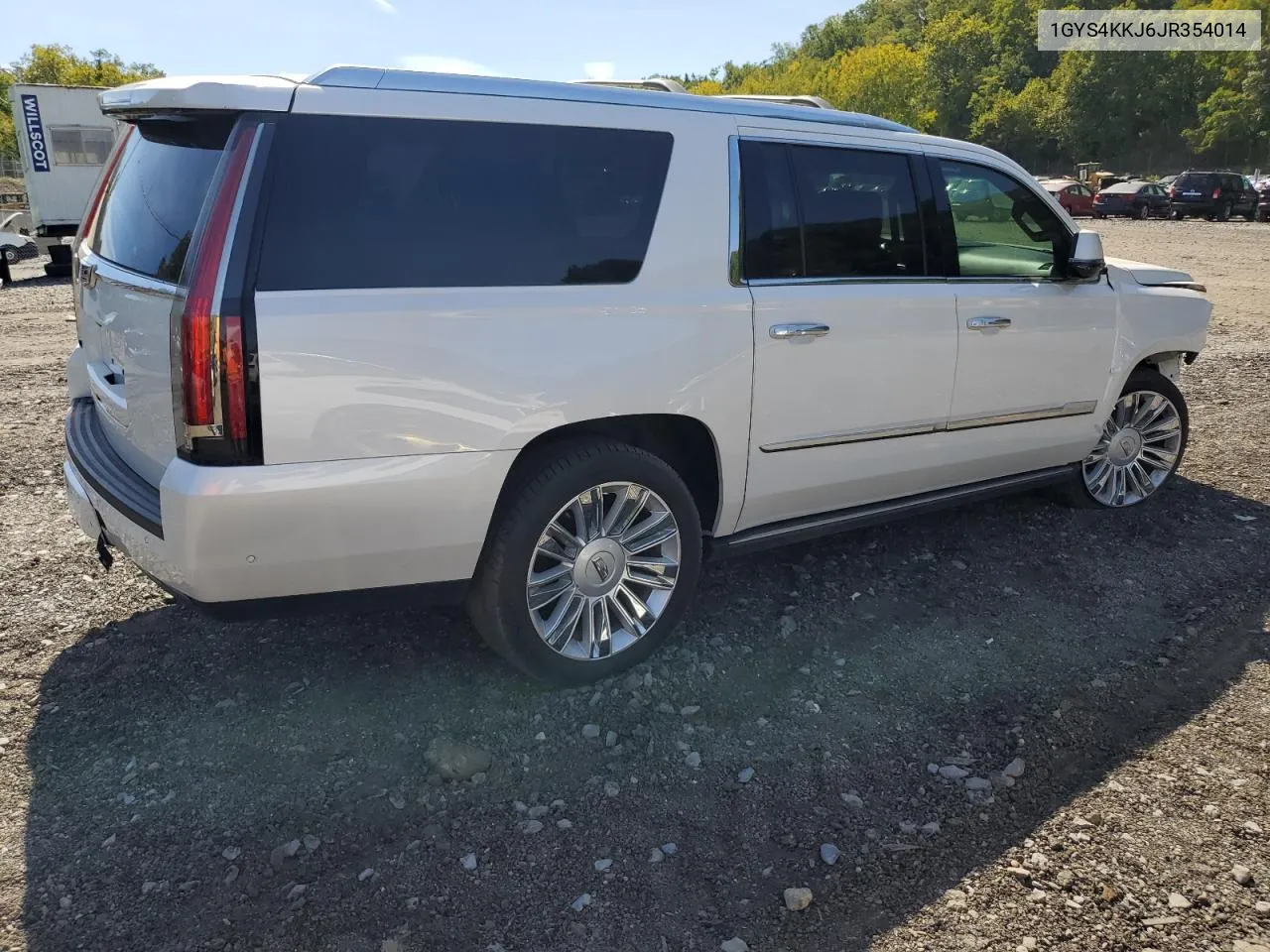 2018 Cadillac Escalade Esv Platinum VIN: 1GYS4KKJ6JR354014 Lot: 71301334