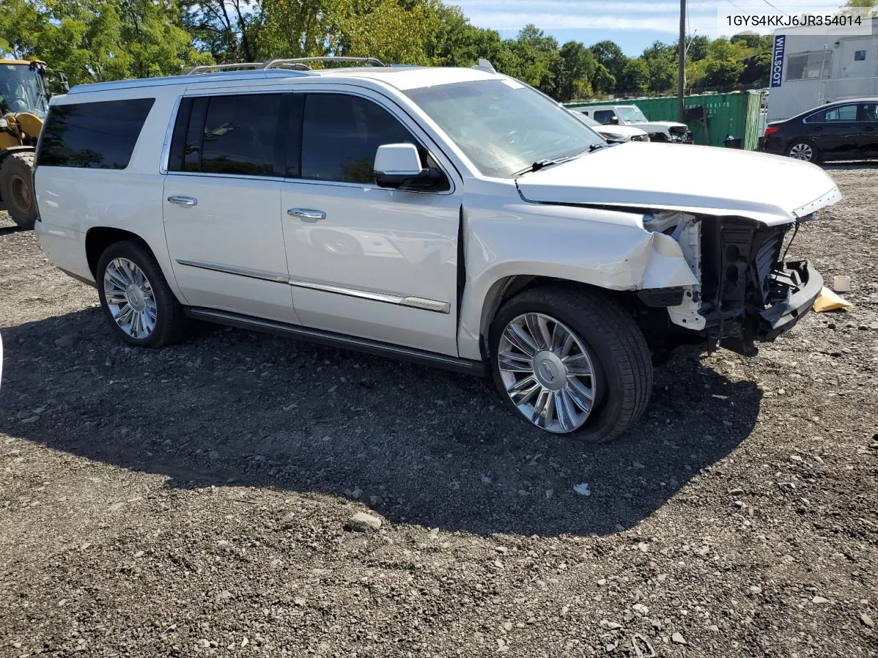 2018 Cadillac Escalade Esv Platinum VIN: 1GYS4KKJ6JR354014 Lot: 71301334