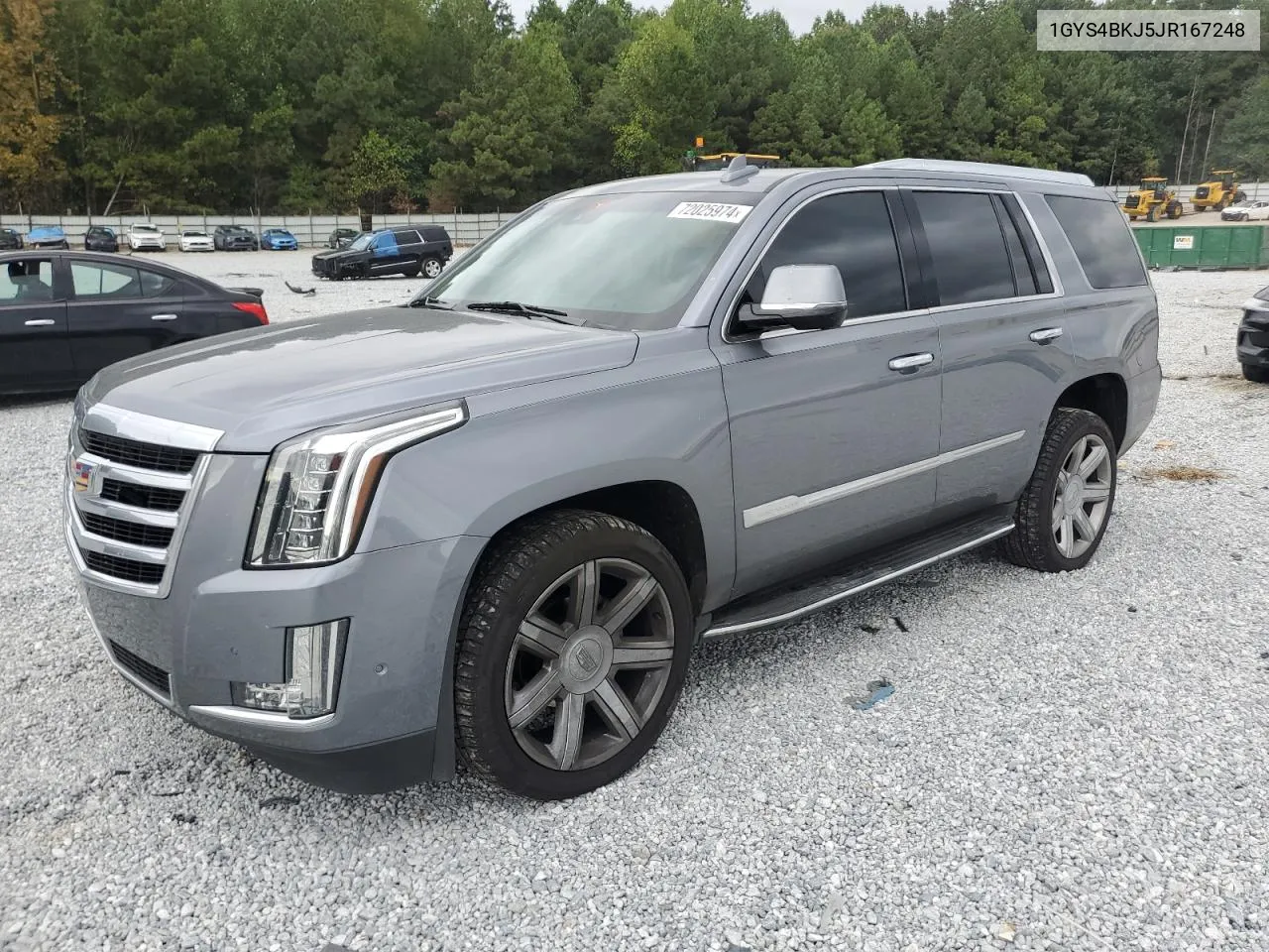 1GYS4BKJ5JR167248 2018 Cadillac Escalade Luxury