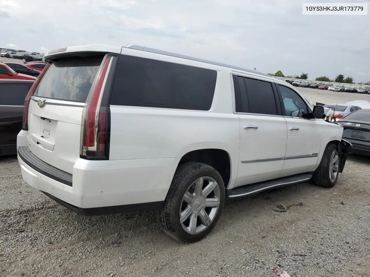 2018 Cadillac Escalade Esv Luxury VIN: 1GYS3HKJ3JR173779 Lot: 72188214