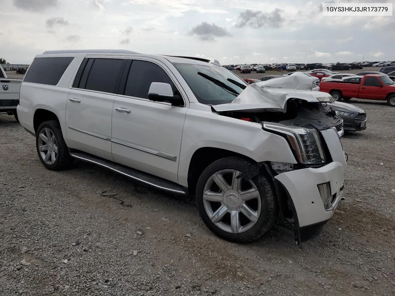 2018 Cadillac Escalade Esv Luxury VIN: 1GYS3HKJ3JR173779 Lot: 72188214