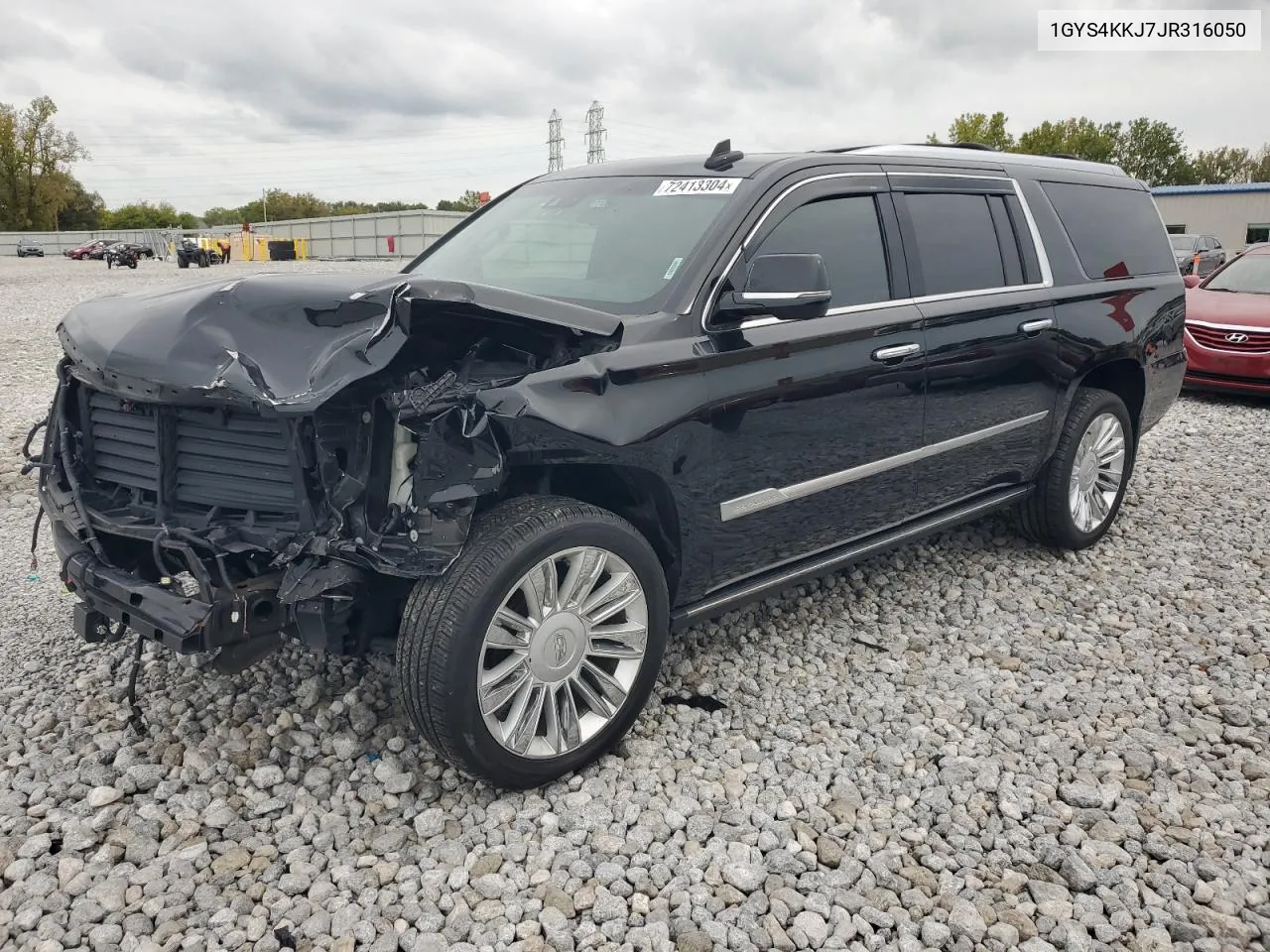 2018 Cadillac Escalade Esv Platinum VIN: 1GYS4KKJ7JR316050 Lot: 72413304