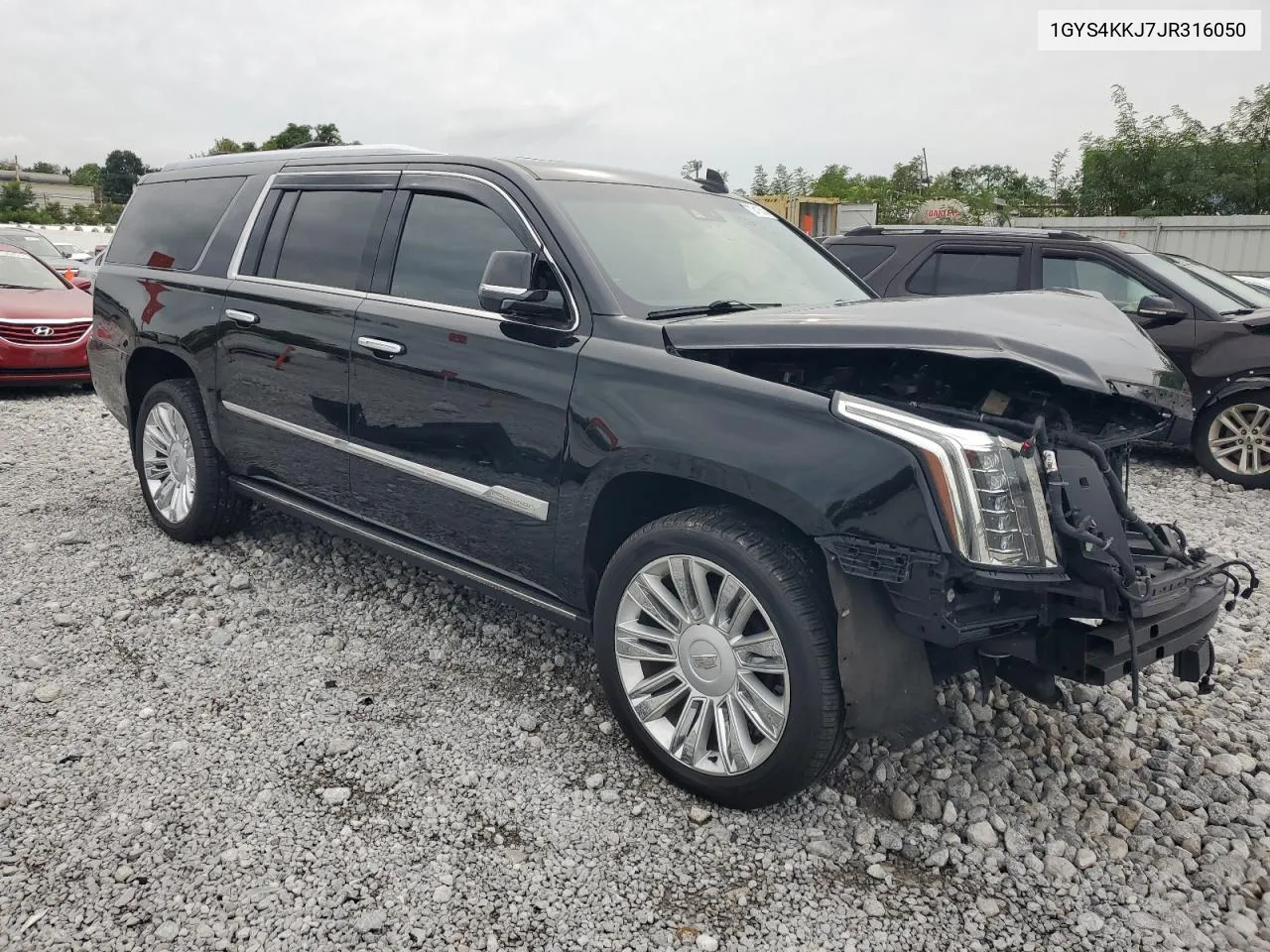 1GYS4KKJ7JR316050 2018 Cadillac Escalade Esv Platinum