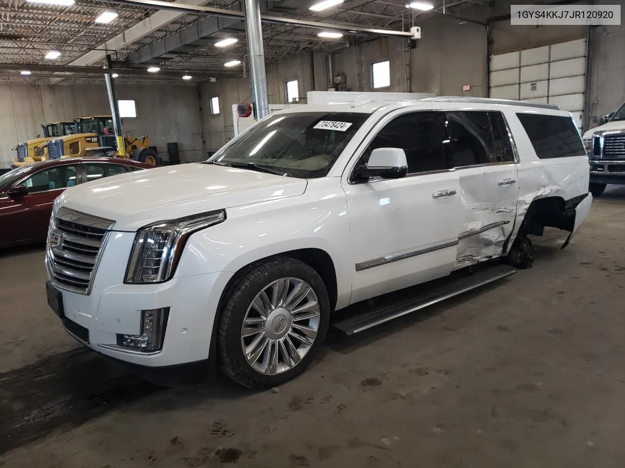 2018 Cadillac Escalade Esv Platinum VIN: 1GYS4KKJ7JR120920 Lot: 73478424