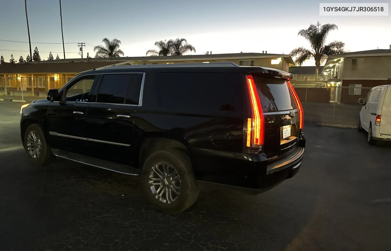 1GYS4GKJ7JR306518 2018 Cadillac Escalade Esv