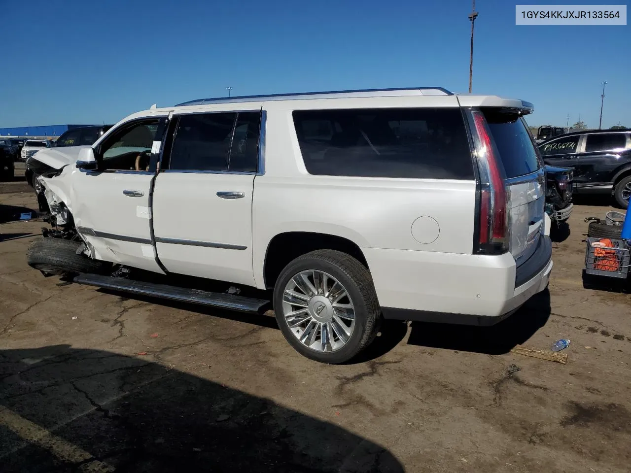 2018 Cadillac Escalade Esv Platinum VIN: 1GYS4KKJXJR133564 Lot: 74253514