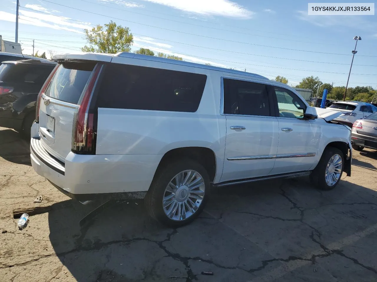 2018 Cadillac Escalade Esv Platinum VIN: 1GYS4KKJXJR133564 Lot: 74253514