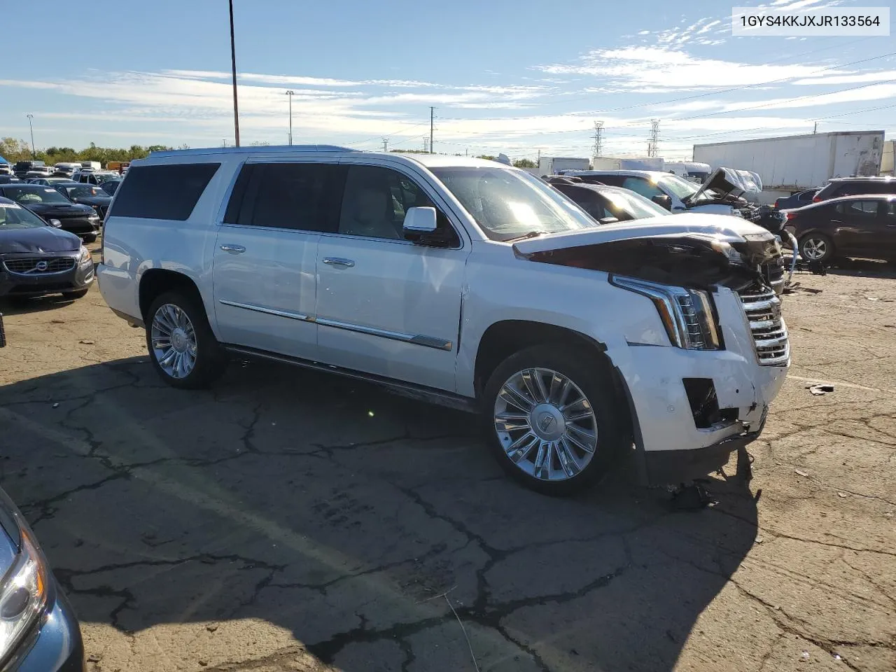 2018 Cadillac Escalade Esv Platinum VIN: 1GYS4KKJXJR133564 Lot: 74253514