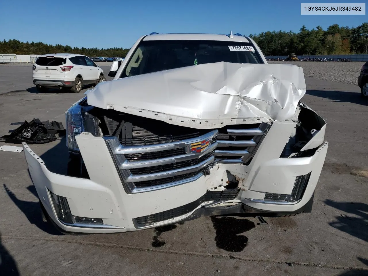 1GYS4CKJ6JR349482 2018 Cadillac Escalade Premium Luxury