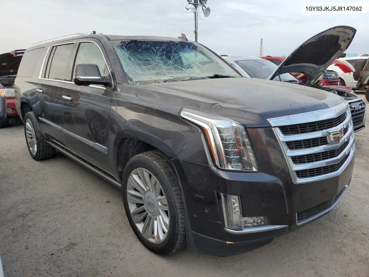 2018 Cadillac Escalade Esv Premium Luxury VIN: 1GYS3JKJ5JR147062 Lot: 76596064