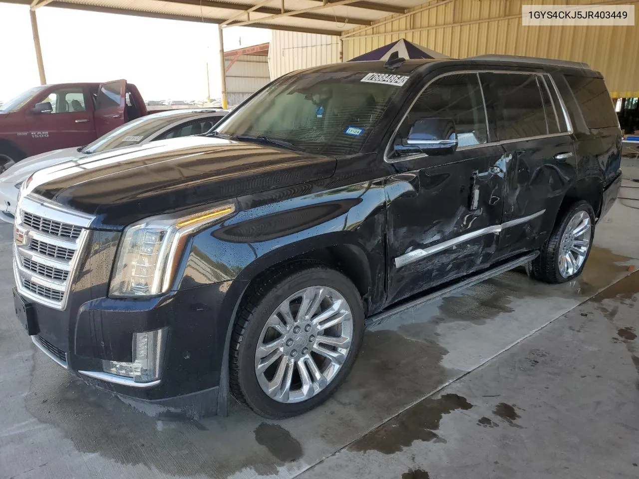 2018 Cadillac Escalade Premium Luxury VIN: 1GYS4CKJ5JR403449 Lot: 76884864