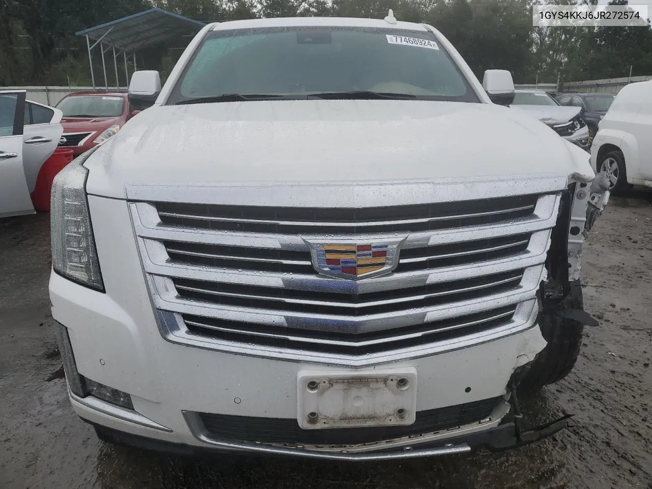 2018 Cadillac Escalade Esv Platinum VIN: 1GYS4KKJ6JR272574 Lot: 77468924