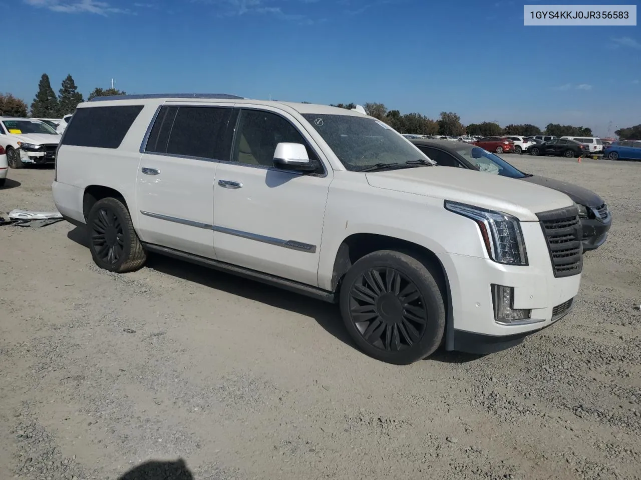 2018 Cadillac Escalade Esv Platinum VIN: 1GYS4KKJ0JR356583 Lot: 78004204