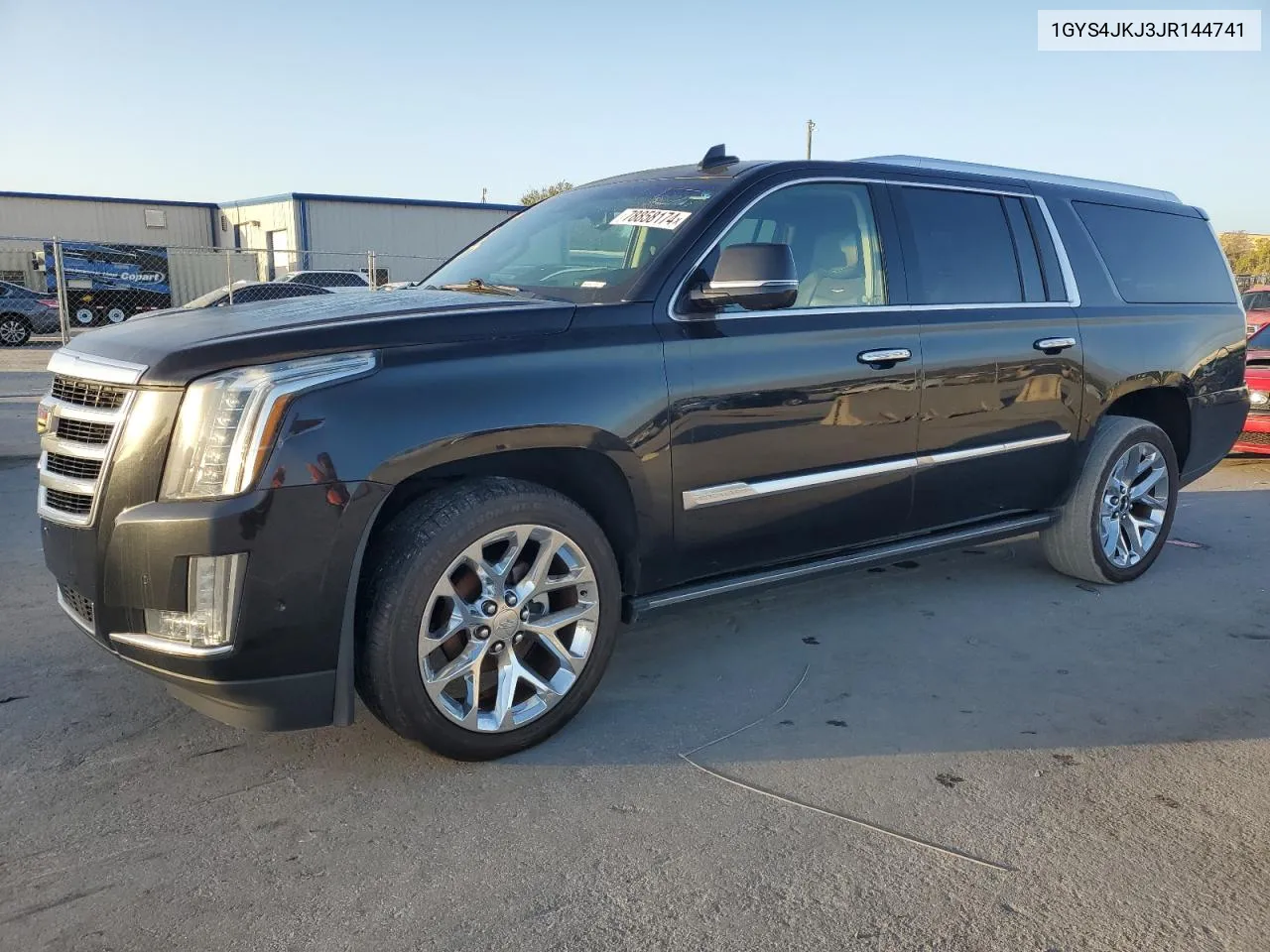 2018 Cadillac Escalade Esv Premium Luxury VIN: 1GYS4JKJ3JR144741 Lot: 78858174