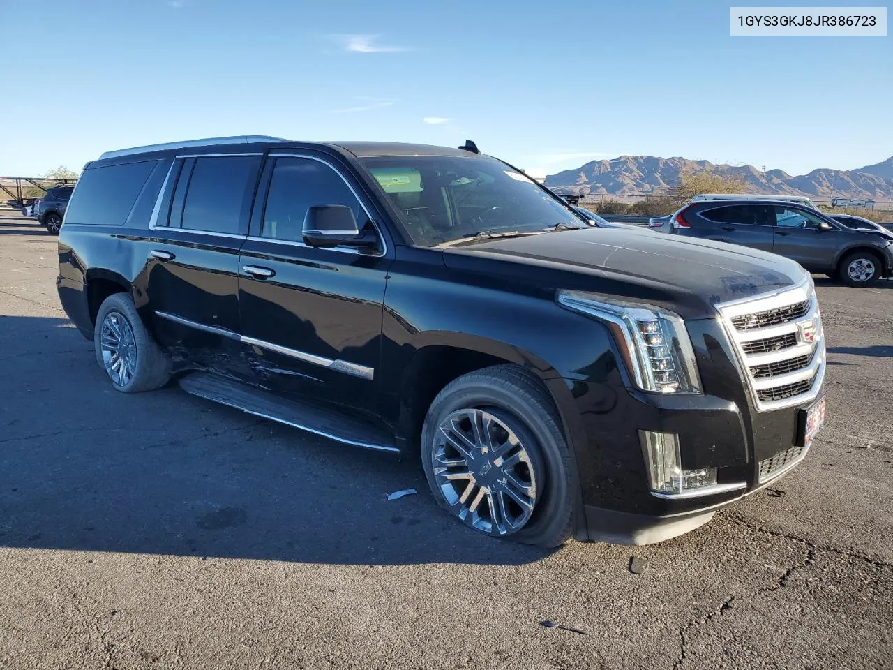 2018 Cadillac Escalade Esv VIN: 1GYS3GKJ8JR386723 Lot: 80091194