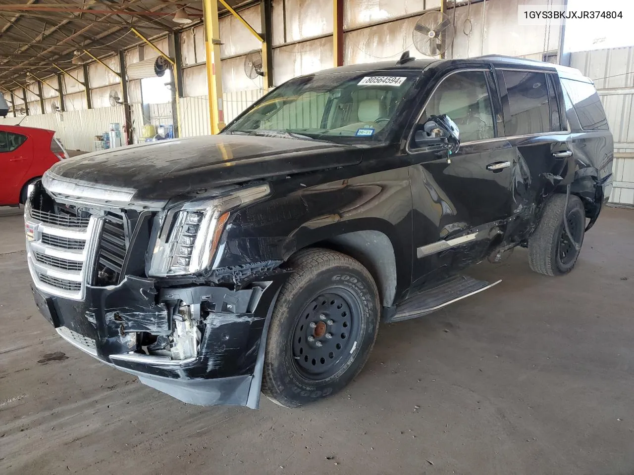 2018 Cadillac Escalade Luxury VIN: 1GYS3BKJXJR374804 Lot: 80564594