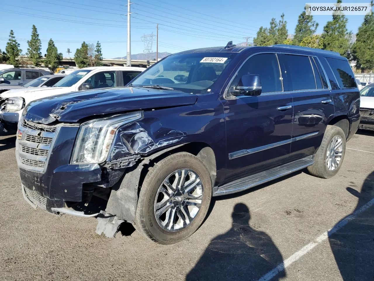 2018 Cadillac Escalade VIN: 1GYS3AKJXJR126577 Lot: 80782164