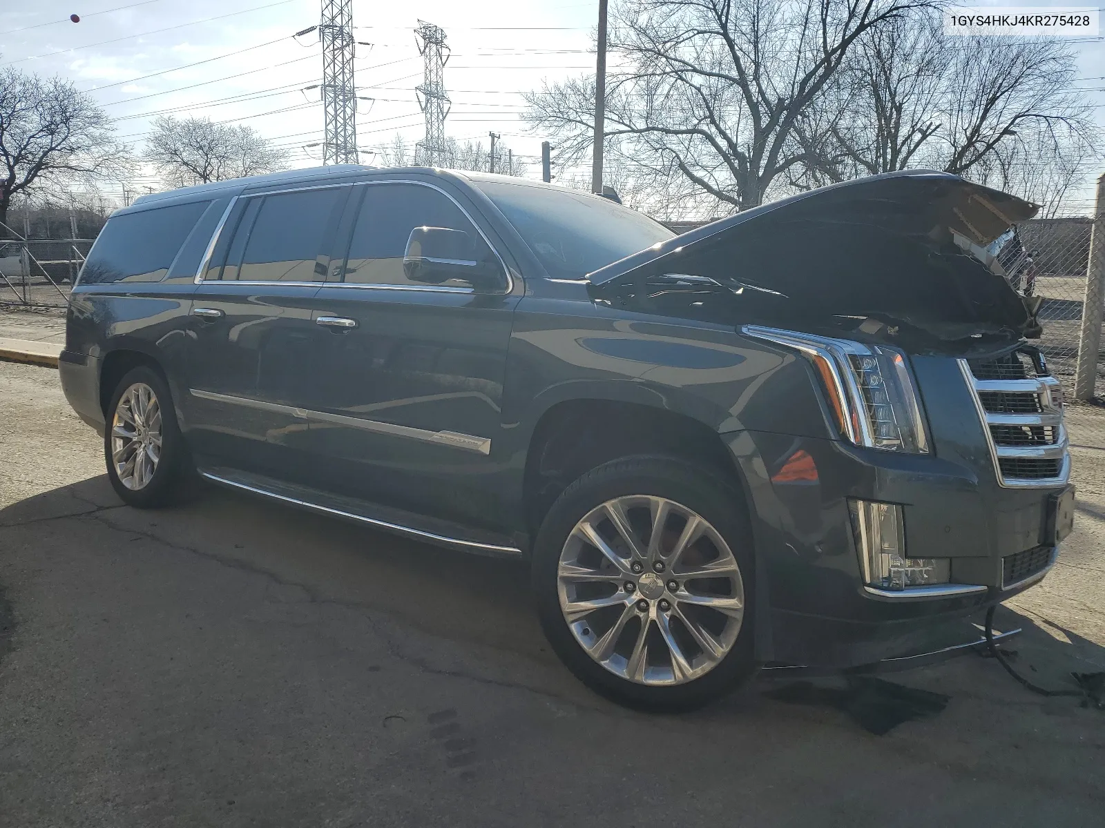 2019 Cadillac Escalade Esv Luxury VIN: 1GYS4HKJ4KR275428 Lot: 44125984