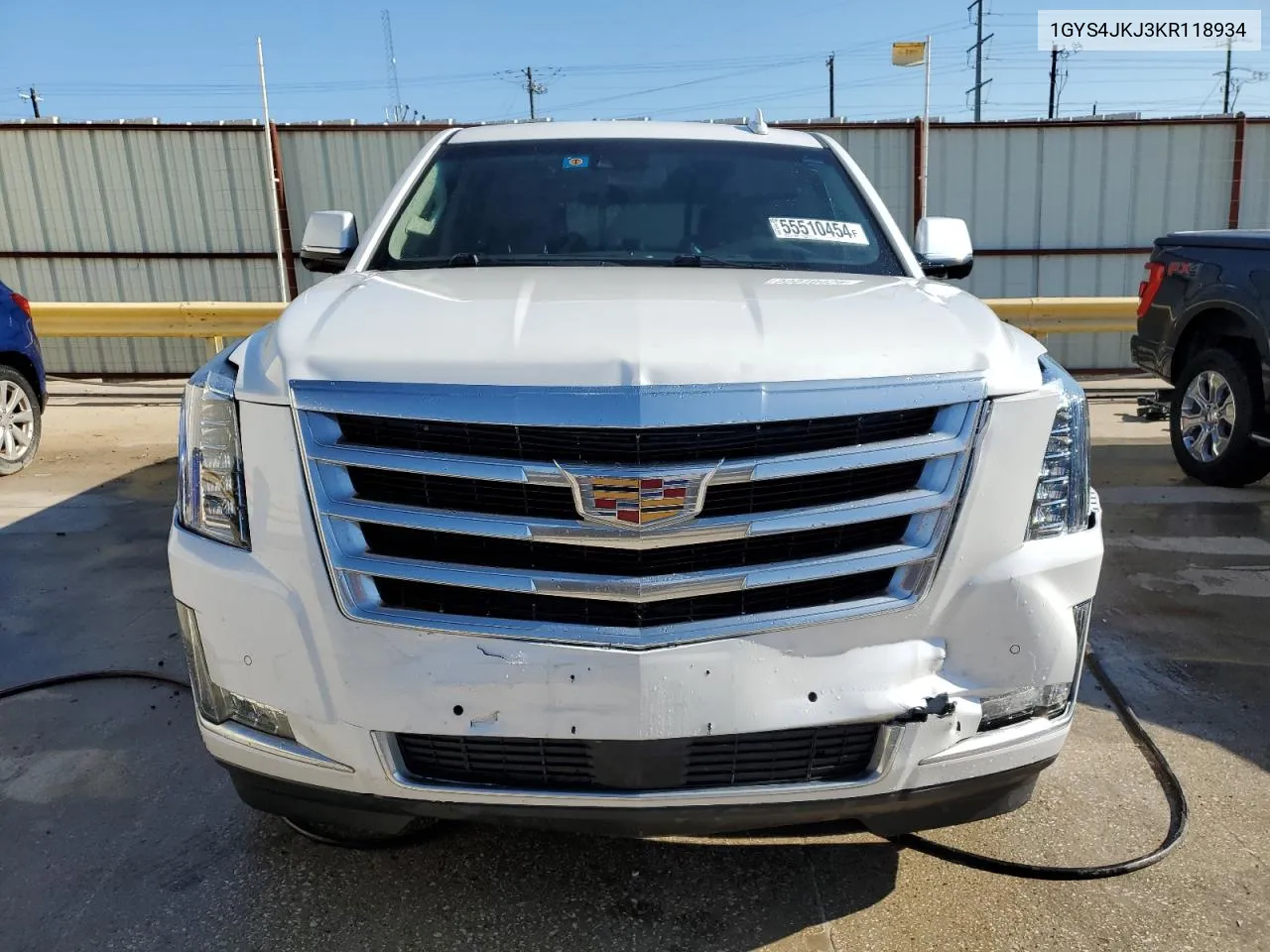 2019 Cadillac Escalade Esv Premium Luxury VIN: 1GYS4JKJ3KR118934 Lot: 55510454