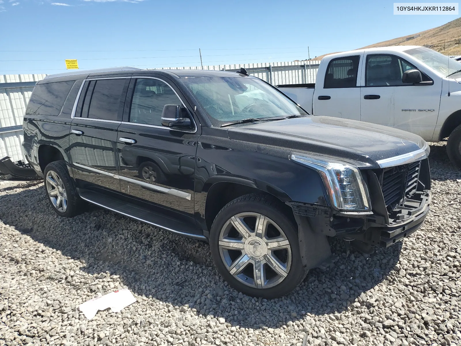 2019 Cadillac Escalade Esv Luxury VIN: 1GYS4HKJXKR112864 Lot: 68038384