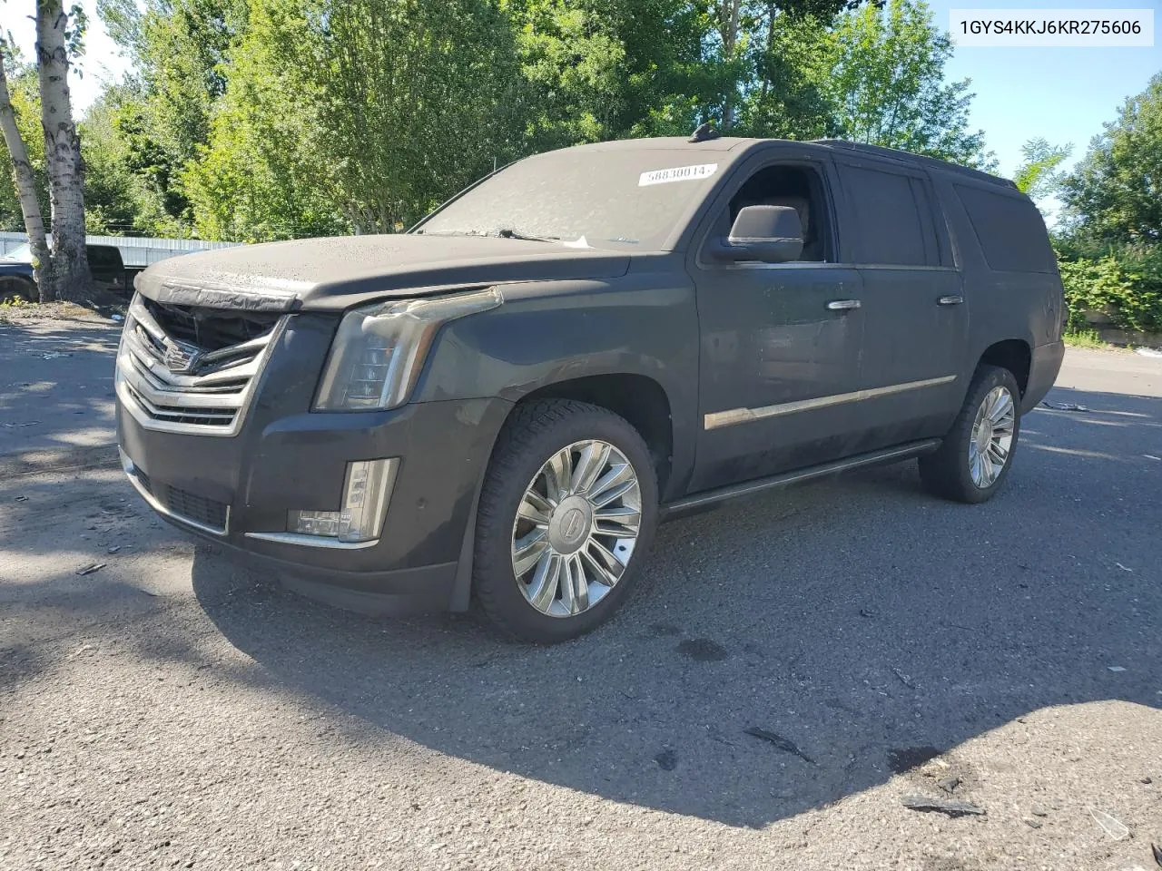 1GYS4KKJ6KR275606 2019 Cadillac Escalade Esv Platinum