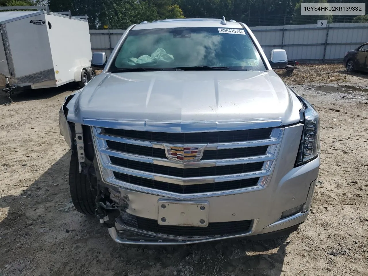 1GYS4HKJ2KR139332 2019 Cadillac Escalade Esv Luxury