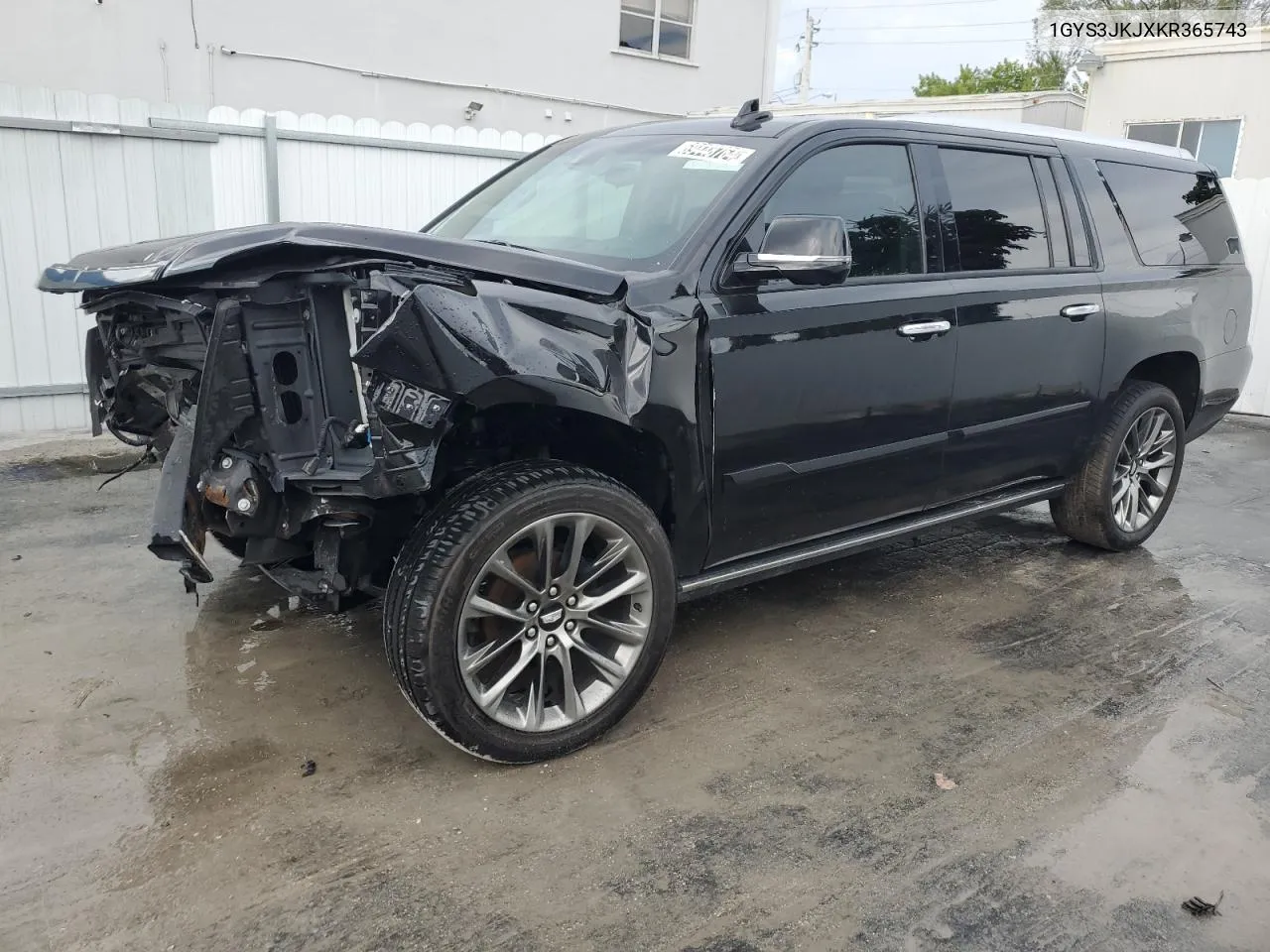 1GYS3JKJXKR365743 2019 Cadillac Escalade Esv Premium Luxury