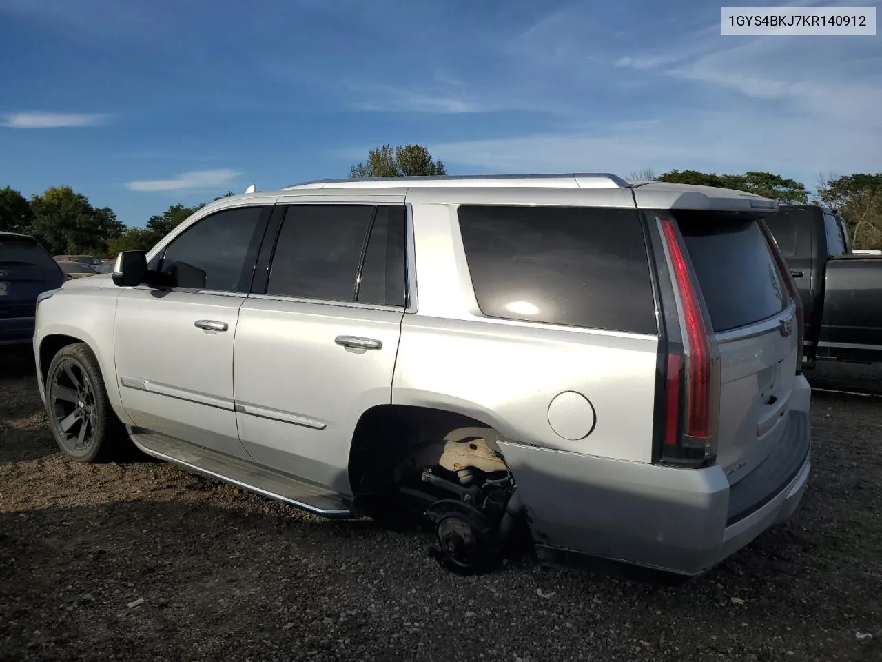 2019 Cadillac Escalade Luxury VIN: 1GYS4BKJ7KR140912 Lot: 69709924