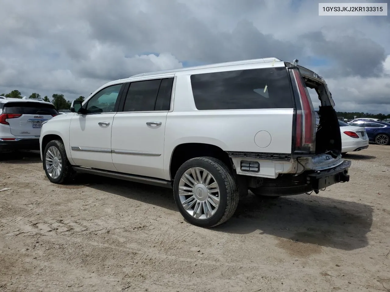 1GYS3JKJ2KR133315 2019 Cadillac Escalade Esv Premium Luxury