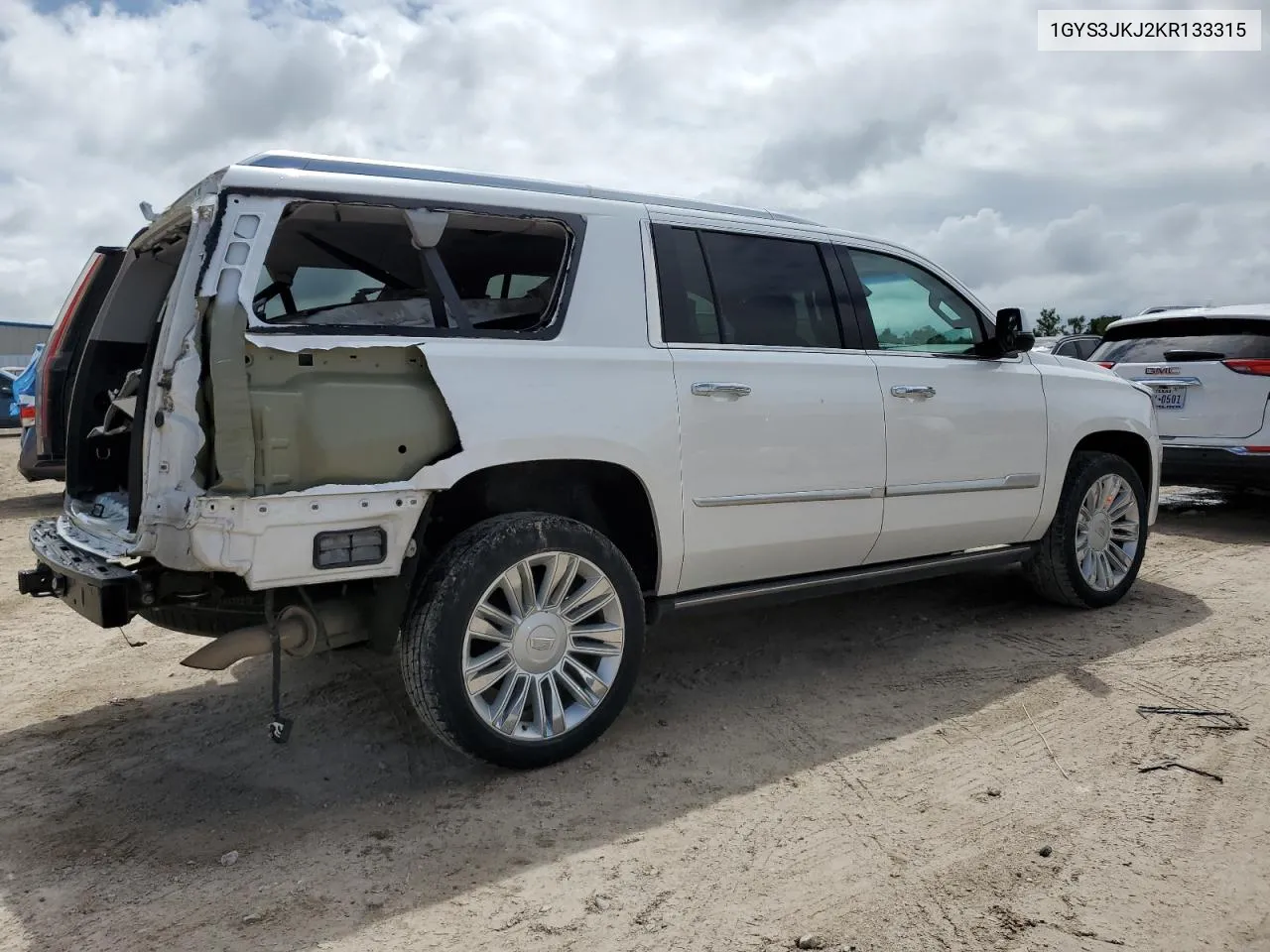 1GYS3JKJ2KR133315 2019 Cadillac Escalade Esv Premium Luxury