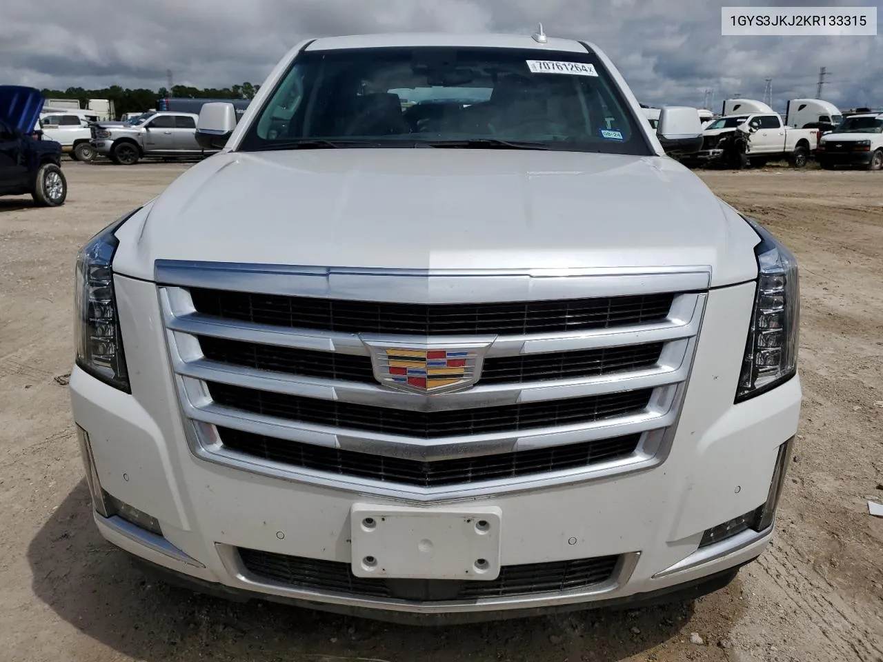 1GYS3JKJ2KR133315 2019 Cadillac Escalade Esv Premium Luxury