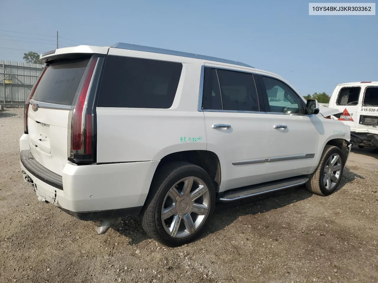 2019 Cadillac Escalade Luxury VIN: 1GYS4BKJ3KR303362 Lot: 70804094