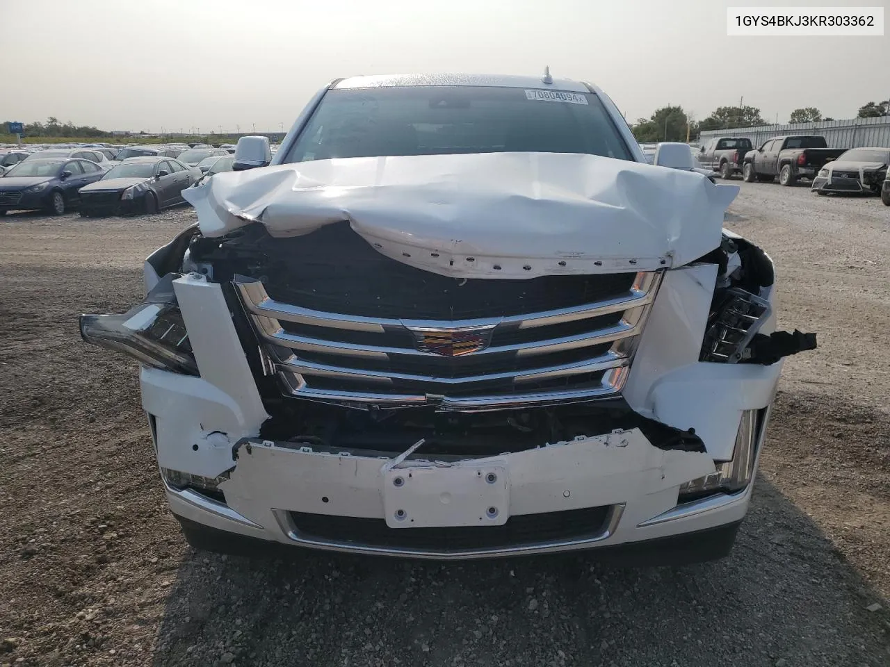 2019 Cadillac Escalade Luxury VIN: 1GYS4BKJ3KR303362 Lot: 70804094