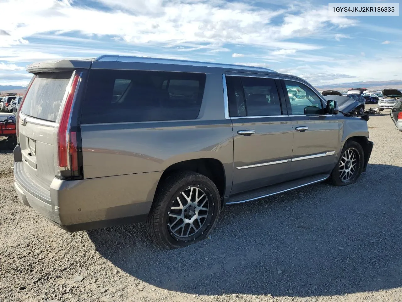 1GYS4JKJ2KR186335 2019 Cadillac Escalade Esv Premium Luxury