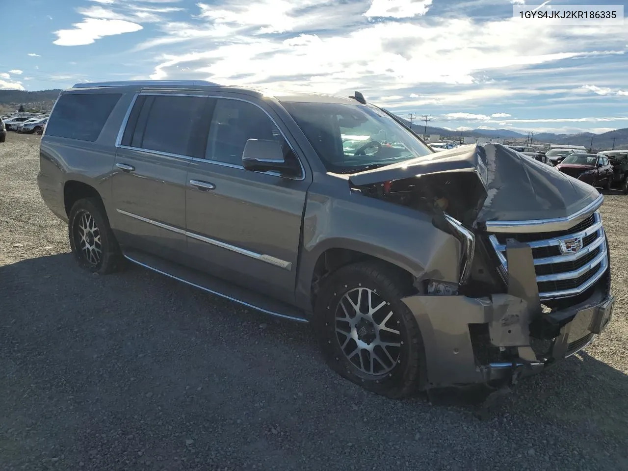 1GYS4JKJ2KR186335 2019 Cadillac Escalade Esv Premium Luxury