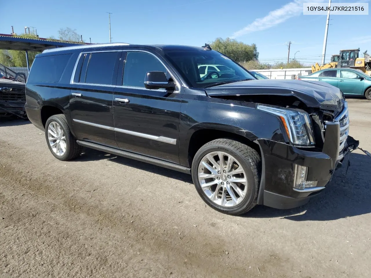 2019 Cadillac Escalade Esv Premium Luxury VIN: 1GYS4JKJ7KR221516 Lot: 72229204